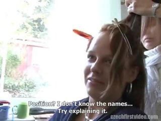 Čeština první video - prsatá bruneta monika bych být a pornstar