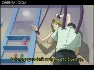 Hentai charming Blonde Gets Tied Up And Huge Tits Played With