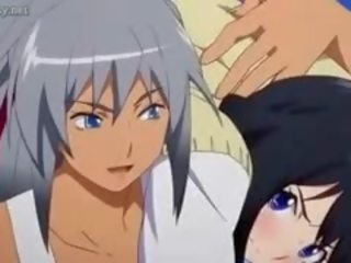 Malaki meloned anime kalye dalagita makakakuha ng hadhad at fucked
