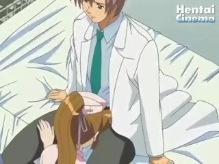 Provocative Hentai Nurse Sucks Doctor's manhood And Gets Fucked Deep