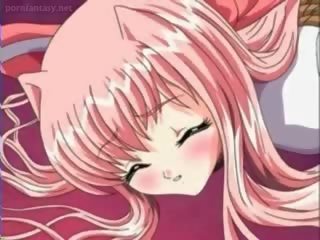 Abgekettet anime diva wird anal spielzeug