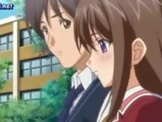 Nympho Anime schoolgirl Freting Hard pecker