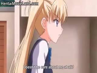 Nešvarus karštas į trot blondinė didelis boobed anime medus part5