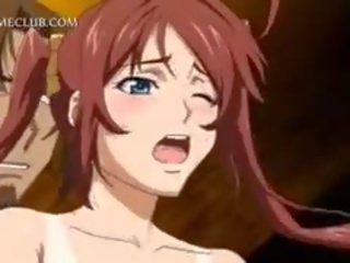 Apdullinātas anime mīļotā izpaužas noskūtas twat pavirši hardcore