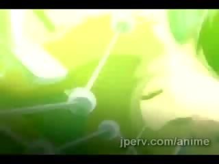 Anime mesi saab kõik kreemitud sisse karm hentai stseen
