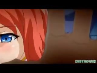 Redhead hentai mulékaté with bigtits jero poked by so