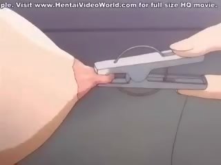 Medisinsk mann tortur og fucks gals i anime