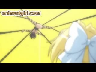 Svázaný nahoru hentai tvrdéjádro souložit podle transsexuál anime