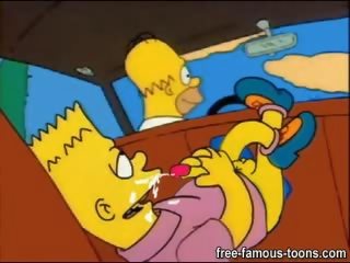 Simpsons družina umazano video