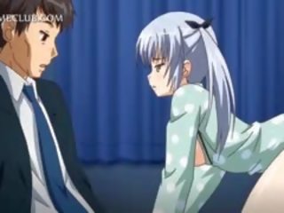 Pička vlhké 9d anime miláčik sensually spooning v lôžko