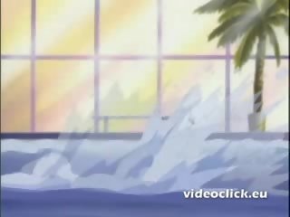 Fascinating anime babe masturbating to orgasm