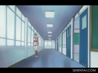 Hentai School adult clip With oversexed sweetheart Blowing Her Coeds member