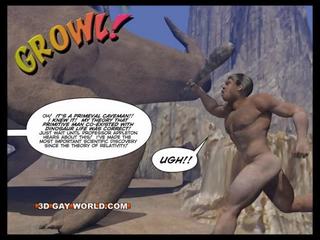 Cretaceous kemaluan laki-laki 3d homoseks pria komik sci-fi kotor film cerita