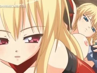 3d anime sixtynine -val szőke stupendous leszbikus tizenéves