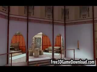 Showcase του ο χαριτωμένο aztec παλάτι δωμάτιο τέλειο για xxx ταινία