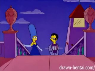 Simpsons ผู้ใหญ่ หนัง - marge และ artie afterparty