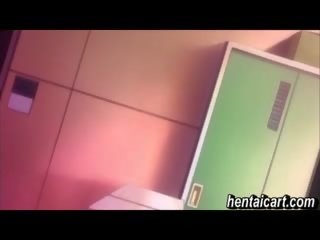 Nakatali pataas anime nobya makakakuha ng likod poked