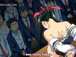 Gigantyczne wrestler hardcore pieprzenie za słodkie anime uczennica