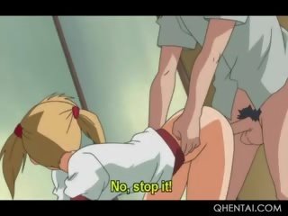 Njijiki brother nuthuki her little sister in a hentai clip