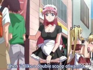 Anime sweetie taped while giving a superb blowjob