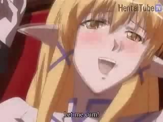 Wielki hentai elf femme fatale chce to