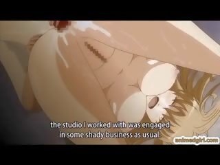 Prsatá japonsko anime vibrating ji prdel a wetpussy