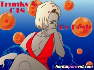 Dragon bola z hentai_ android 18 y trunks