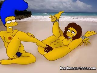 Simpsons hentai difícil orgia