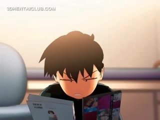 Tatlong-dimensiyonal anime hentai sucks at utong fucks malaki titi