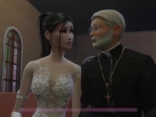 &lbrack;trailer&rsqb; pengantin perempuan menikmati yang lepas hari sebelum mendapat married&period; seks filem dengan yang priest sebelum yang ceremony - nakal betrayal