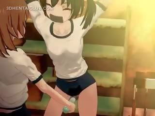 Tied Up Anime Anime feature Gets Pussy Vibed Hard