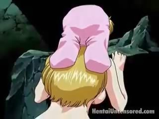 Incendiary Blonde Hentai honey Getting Fucked By A Muscled