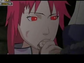 Naruto x karakter klipp karin kommer sasuke cums