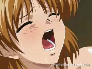 Dapper Brown Haired Anime dirty movie Nymph Having Teeny Cooshie Fingered